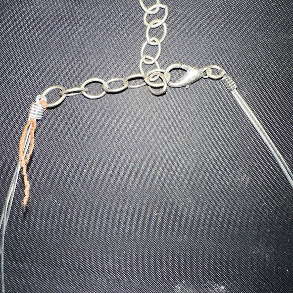 Signed Ruby Rd Triple Strand Silver Tone Charms Beads Artsy Necklace NNT - Picture 3 of 4